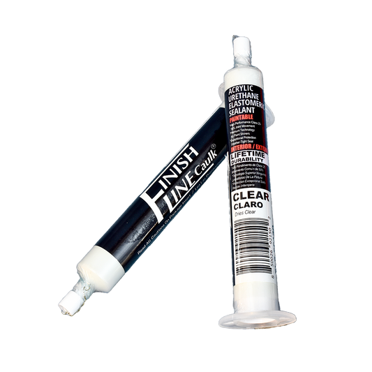 Finish Line Caulk® 55 mL Pre-Filled Precision Caulk Refills – 2 Pack