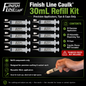 Finish Line Caulk® 30 mL Fill-Your-Own Precision Applicator Refills – 10 Pack