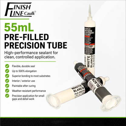 Finish Line Caulk® 55 mL Pre-Filled Precision Hand Dispenser Kit
