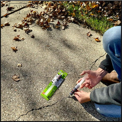 Finish Line Caulk – Aluminum Gray Acrylic Urethane Elastomeric Sealant (1 oz)