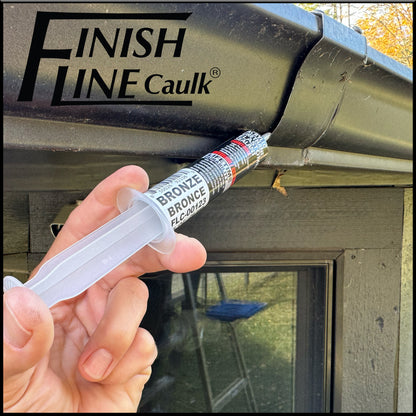 Finish Line Caulk – Acrylic Urethane Elastomeric Sealant Pre-Filled Precision Caulking Tube (30 mL)