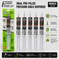 Finish Line Caulk® 30 mL Pre-Filled Precision Caulking Applicators – 5 Pack