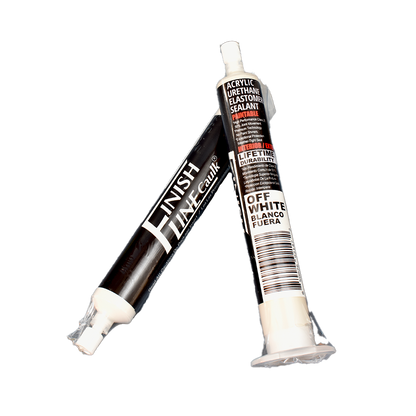 Finish Line Caulk – 55 mL Refill Tubes for Precision Caulking Gun (Choose Color)