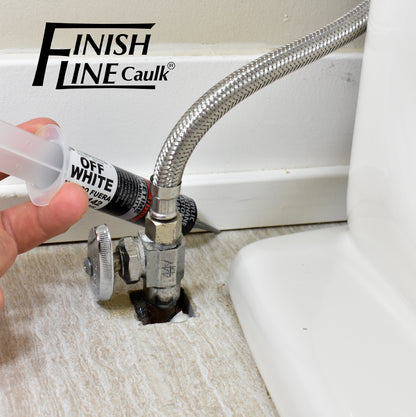 Finish Line Caulk – Off White Acrylic Urethane Elastomeric Sealant (1 oz)