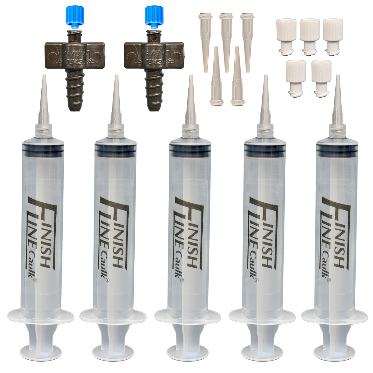 Finish Line Caulk® 30 mL Fill-Your-Own Precision Caulking Kit – Pro Pack Contractor Case