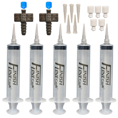 Finish Line Caulk® 30 mL Fill-Your-Own Precision Caulking Kit – Pro Pack Contractor Case