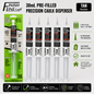 Finish Line Caulk® 30 mL Pre-Filled Precision Caulking Applicators – 5 Pack