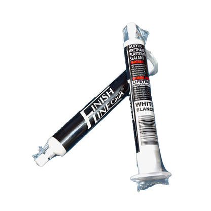 Finish Line Caulk – 55 mL Refill Tubes for Precision Caulking Gun (Choose Color)