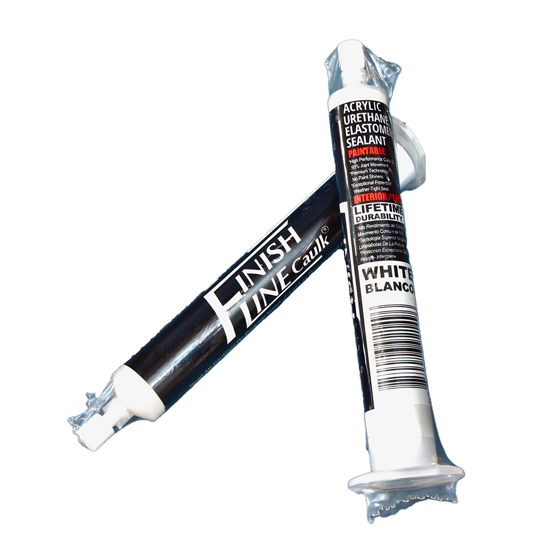 Finish Line Caulk – 55 mL Refill Tubes for Precision Caulking Gun (Choose Color)