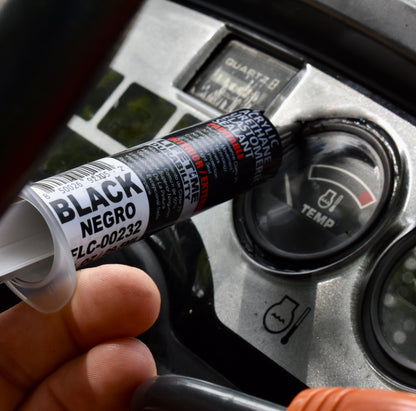 Finish Line Caulk – Black Acrylic Urethane Elastomeric Sealant (1 oz)