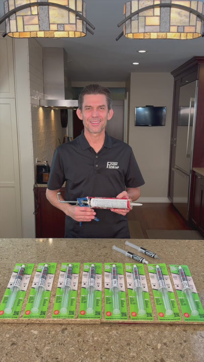 Finish Line Caulk – Acrylic Urethane Elastomeric Sealant Pre-Filled Precision Caulking Tube (30 mL)
